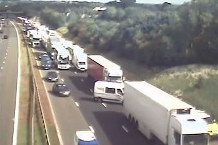 Serious crash closes the A1 in North Yorkshire