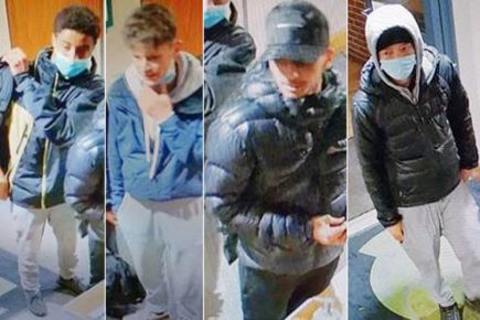 Police want to talk to these four after a burglary at York Sports Club