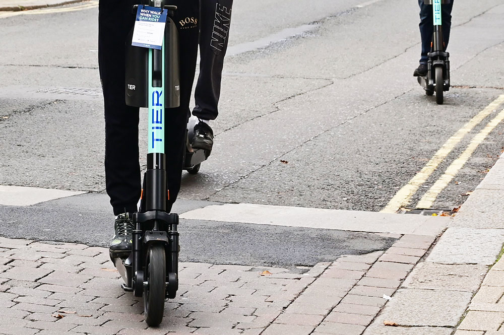 Man attacked by e-scooter rider on busy York road