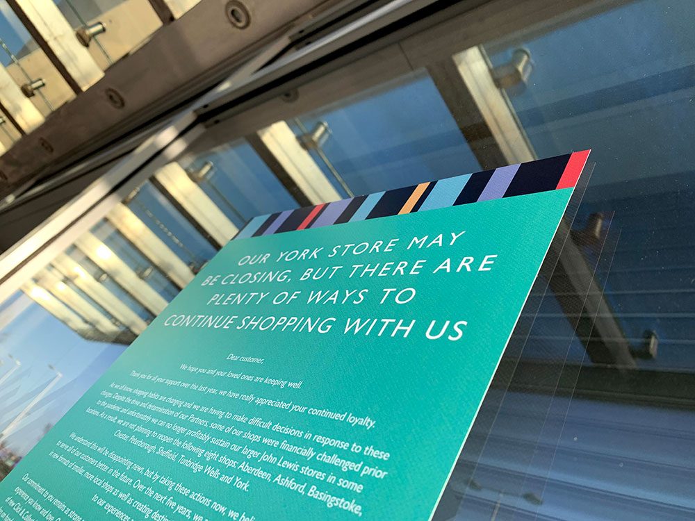 The fight is over: John Lewis confirms that its York store is shut for good