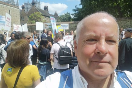 ‘We’re on our knees’: York travel agent joins London protest over restrictions strangling businesses