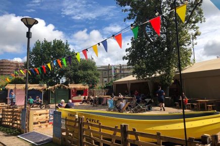 Video: A brand new beach club has opened in York city centre – with sun, sand and even a boat