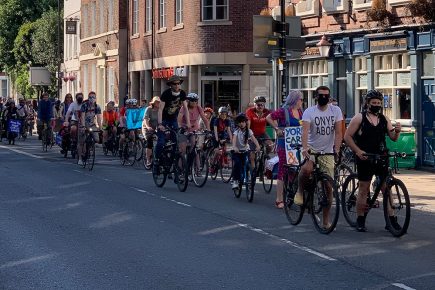 Video and pictures: Cyclists take over the roads in York in go-slow protest