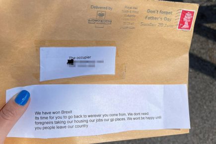 Horror as racist hate mail campaign leaves York residents in tears and fearing for their safety