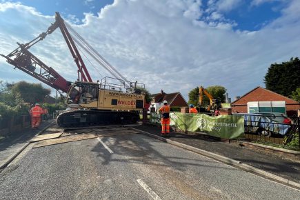 £10 million River Aire flood defence repairs near completion