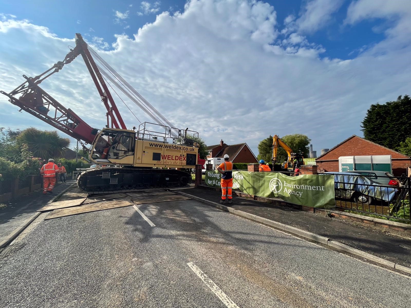 £10 million River Aire flood defence repairs near completion