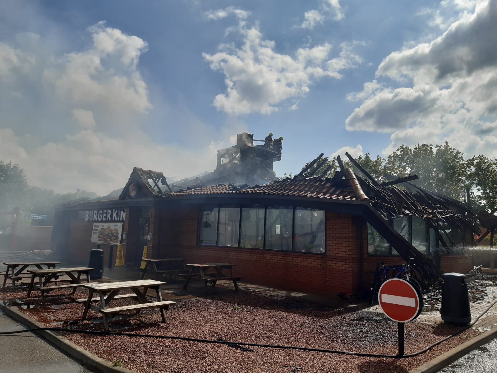 Burger King Fire – Senior firefighter says it was a difficult job as the investigation into the cause continues