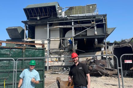 Former fracking firm Third Energy looks to a renewable future and starts to demolish the Ryedale gas power station