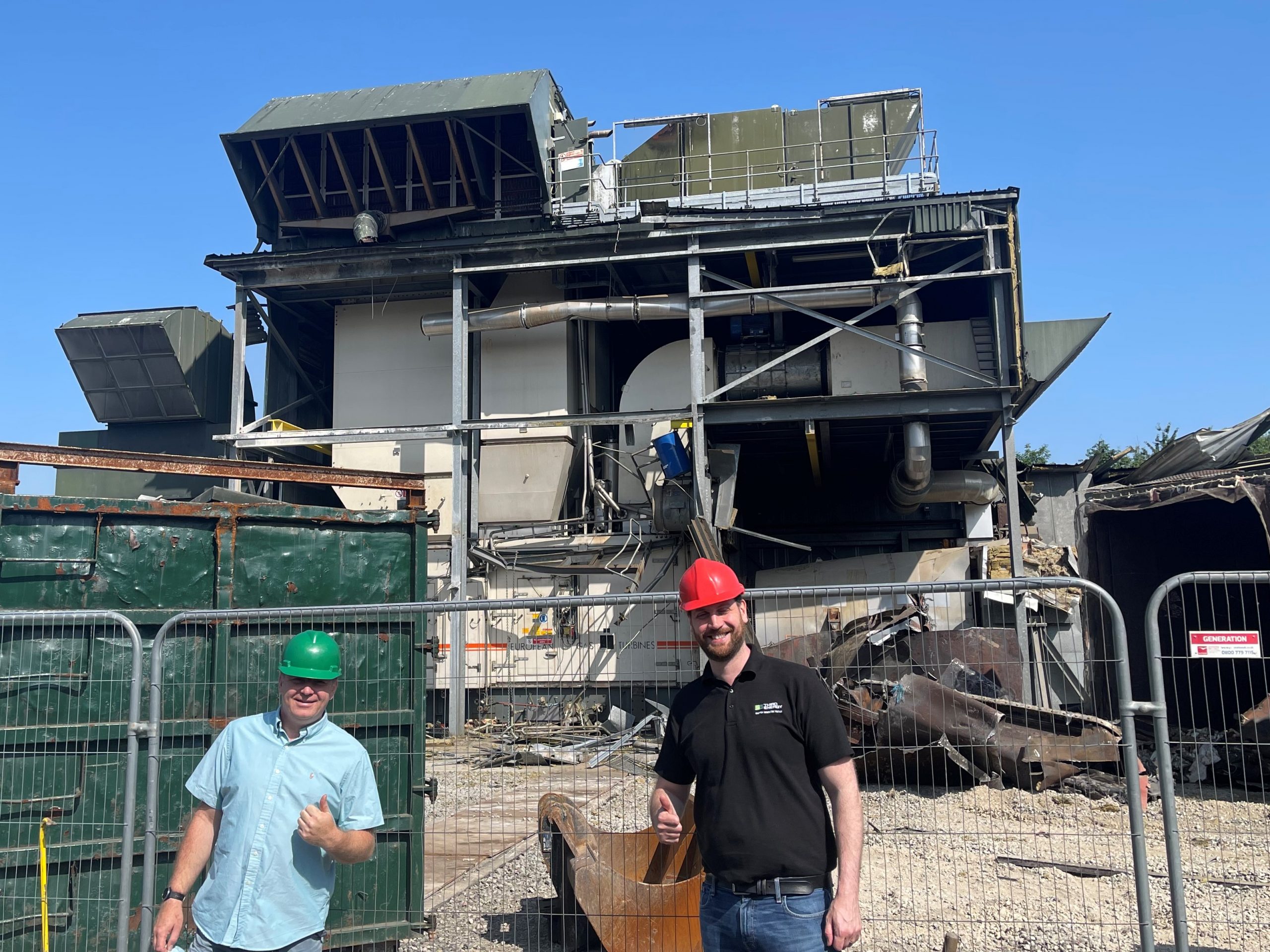 Former fracking firm Third Energy looks to a renewable future and starts to demolish the Ryedale gas power station