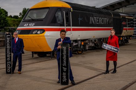 Historic LNER nameplates raise thousands for charities