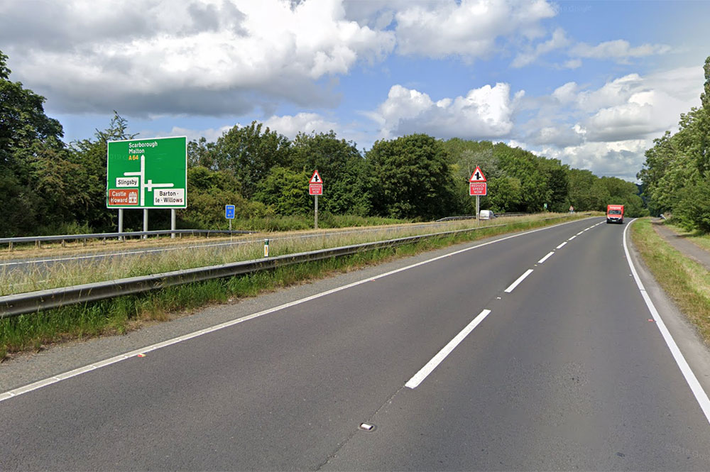 Emergency services sent to two-car crash on the A64 near York