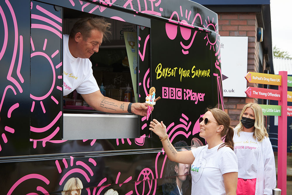 Woohoo! The BBC are giving out free ice creams in York today