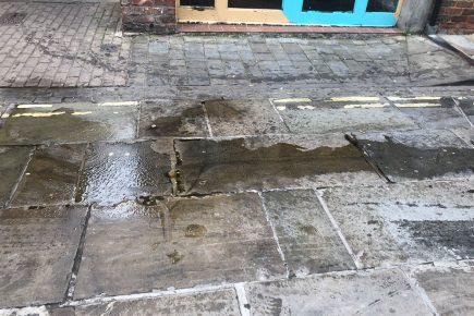 Updated: Oil spill on York street was treated immediately, company says