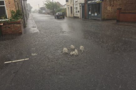 Call for action after drains struggle to cope with torrential rain in part of York