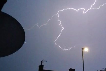 Fire crews respond to flooding call outs after lightning and torrential rain
