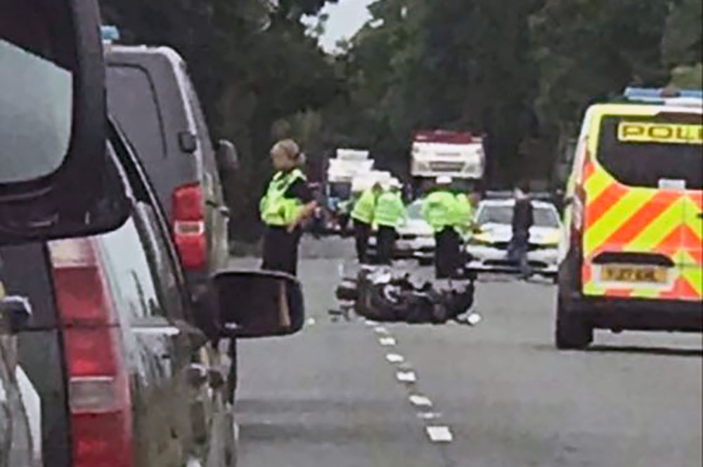 Biker involved in serious crash on main road near York