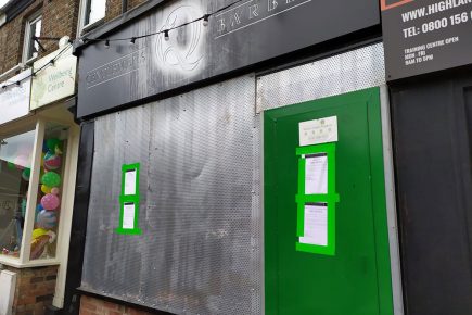 Booted out! Bailiffs seize and board up York barber shop which flouted the Covid rules