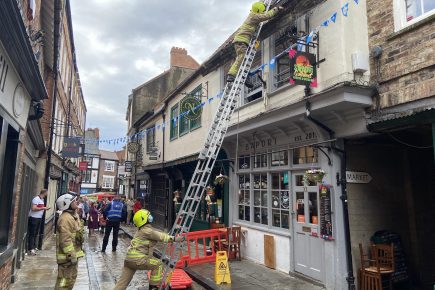 Fire crews called to York’s Shambles