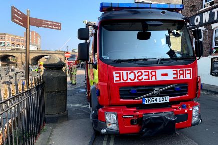 Police and fire crews called to reports of people in the river in York – but they were swimming