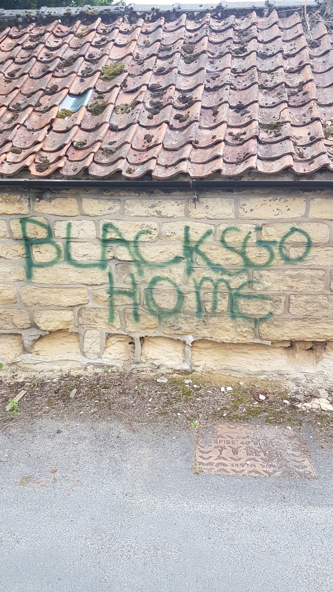 Outrage at ‘abhorrent’ racist graffiti in Malton – as firefighters take a stand