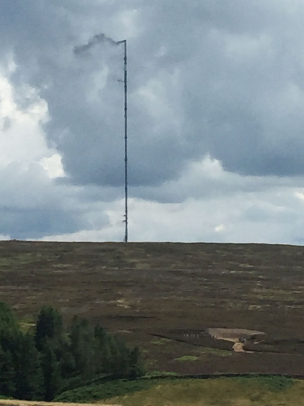 Bilsdale TV mast taken off air by Storm Barra