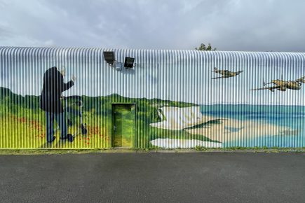 ‘Come and see our amazing Captain Tom mural’