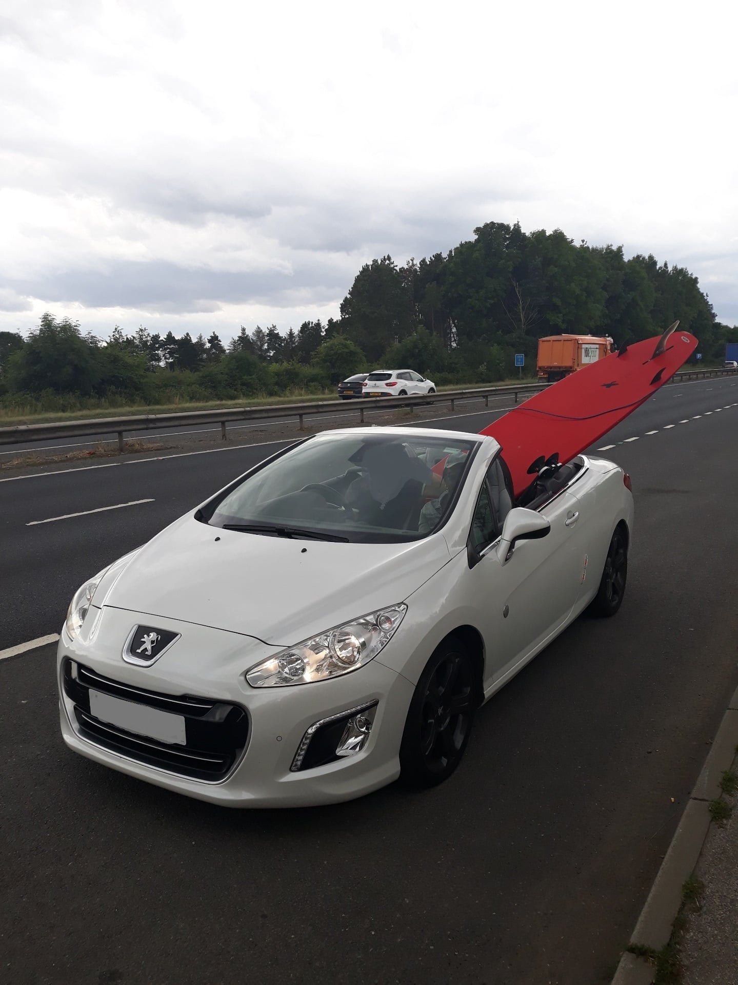 ‘Extremely dangerous’: Surfboard lands A64 driver in hot water with the police