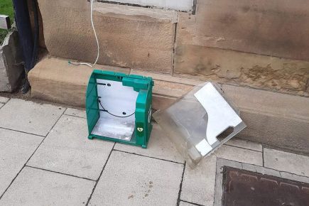 Community united in anger as life-saving equipment is vandalised again