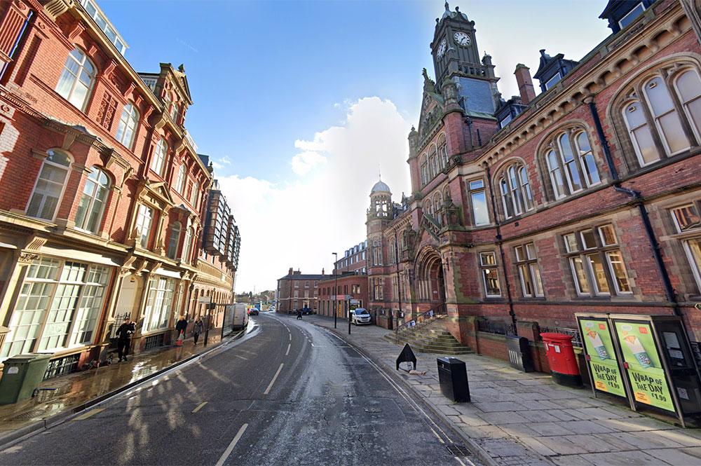 Pedestrian hit by car in York city centre