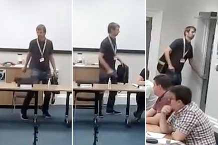 Watch: York council chair walks out of his own committee meeting – declaring it ‘unlawful’