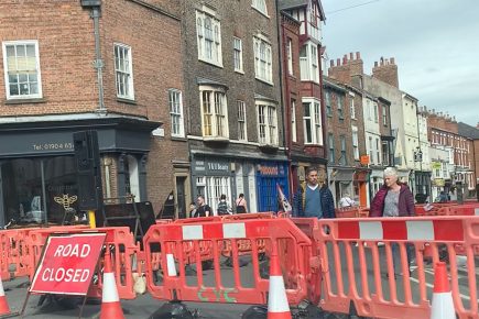 Key York city centre road now closed for two weeks