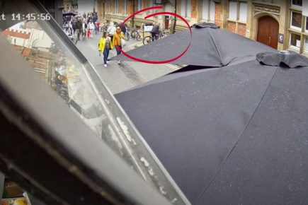 Caught on camera: Video shows thief steal electric bike in York city centre