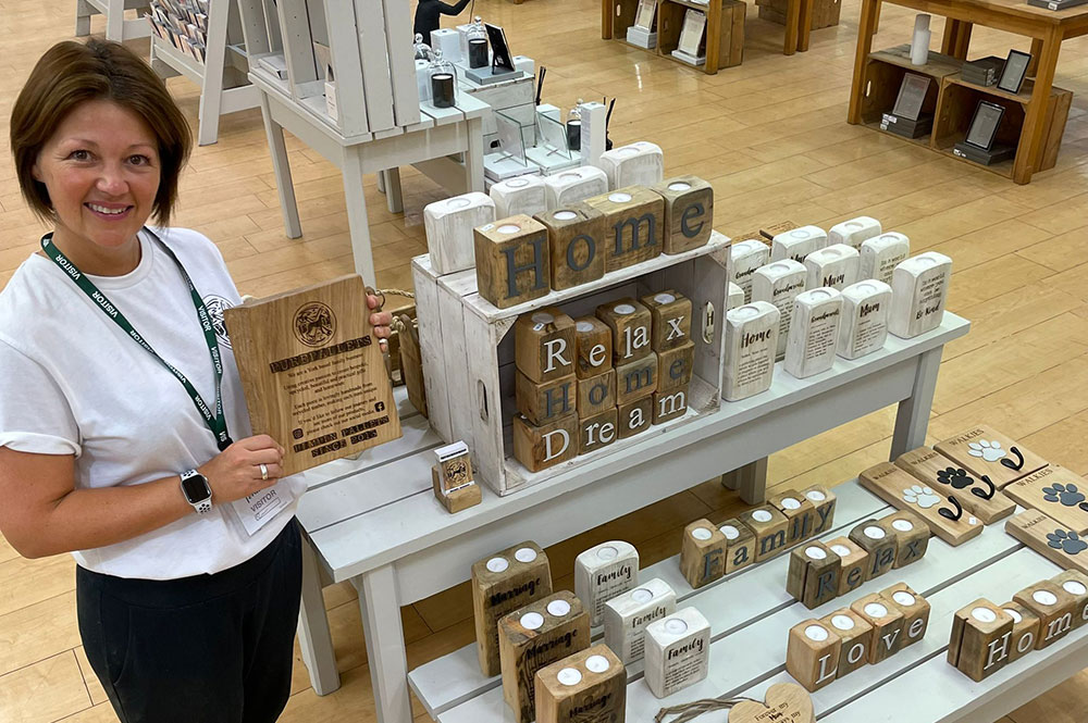 York company that transforms reclaimed wood into things of beauty pops up in top store