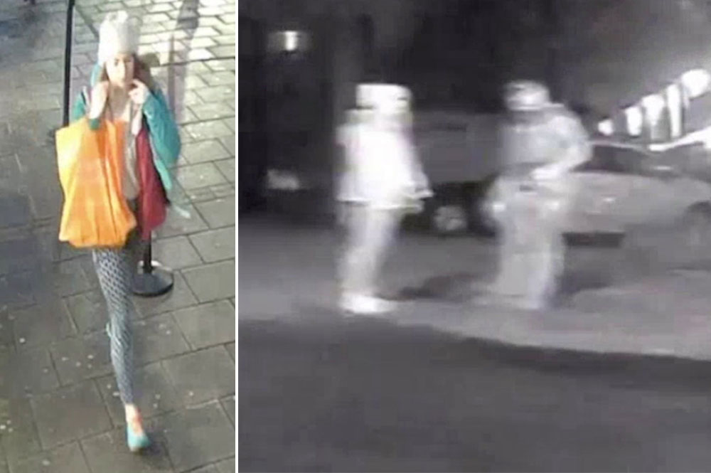 The chilling moment when Sarah Everard was confronted with her killer