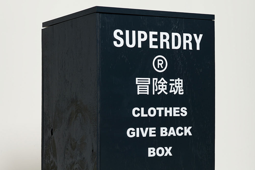 This is why you’ll find one of these boxes in the York branch of Superdry