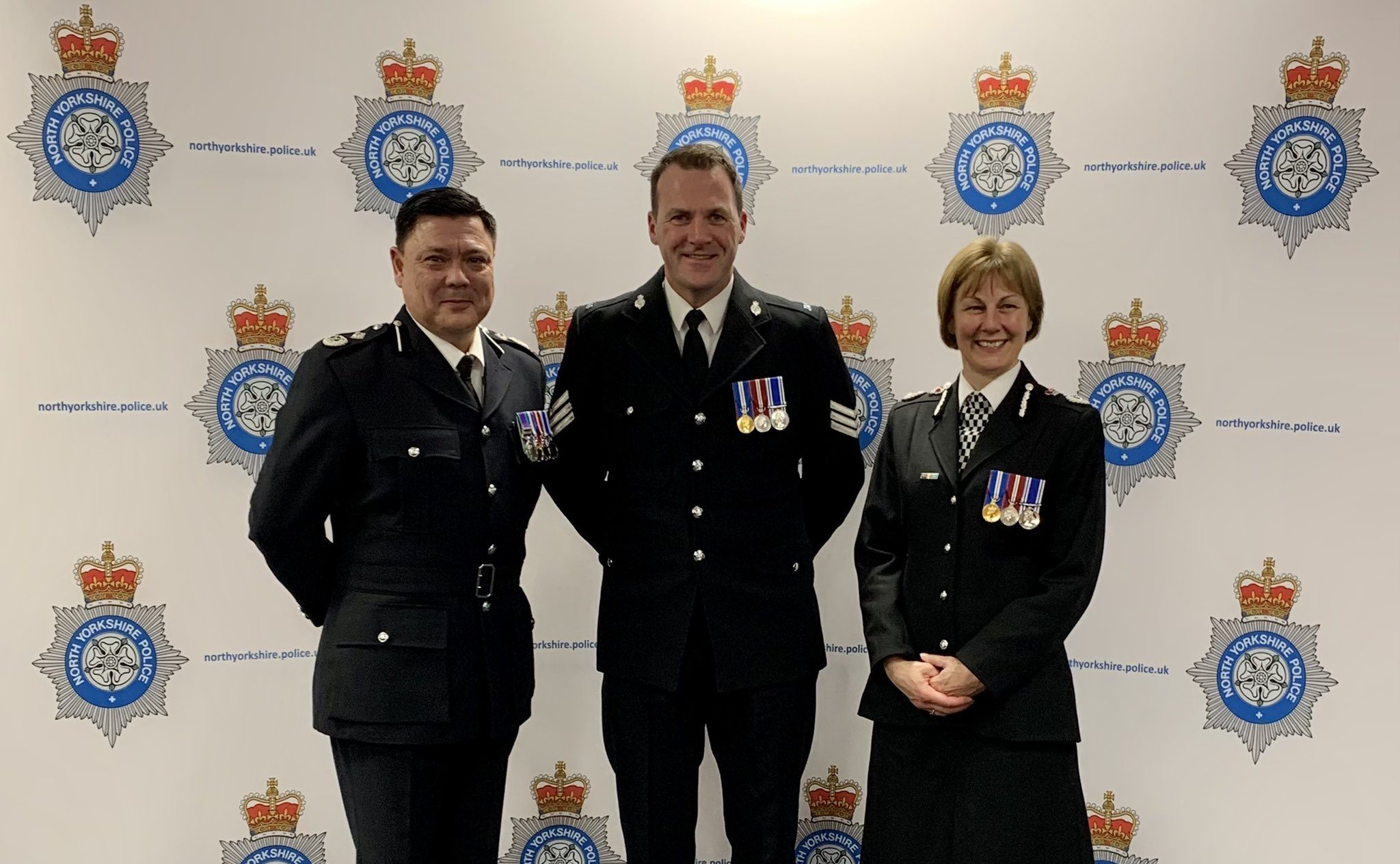 Long service medal for popular police officer