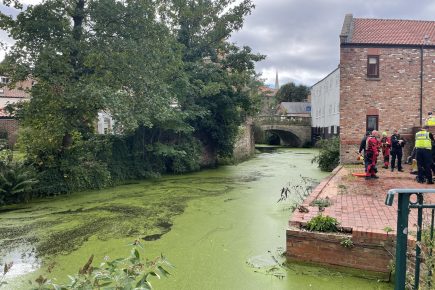 Man rescued from river in York