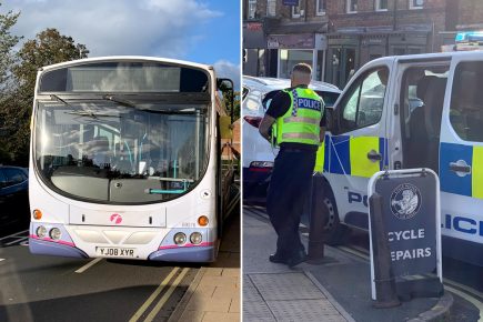 Bus collision in York – Passenger ‘showered in broken glass’