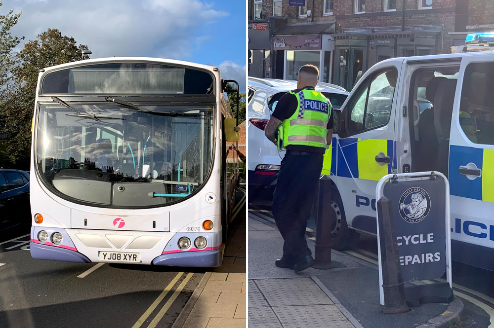 Bus collision in York – Passenger ‘showered in broken glass’