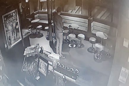 Watch: Spooky moment a chair moves ‘on its own’ in York bar