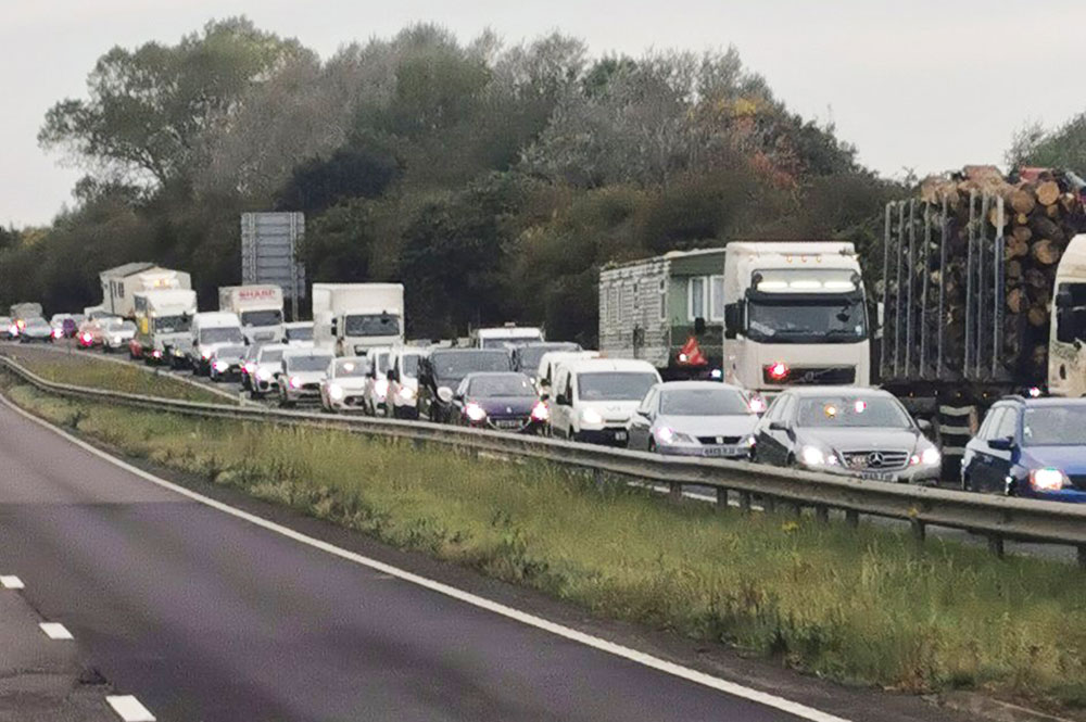 Crash on York outer ring road causes four miles of tailbacks
