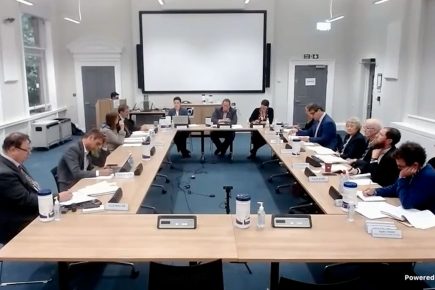 Watch: The moment a councillor is accused of making a rude gesture during a meeting