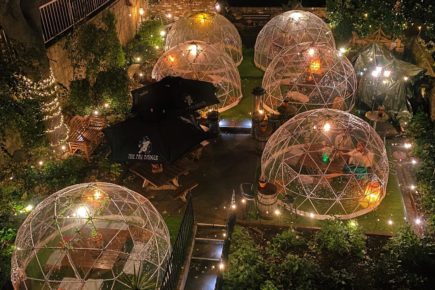 Sparkly igloos with Minster views turn York beer garden into a winter wonderland