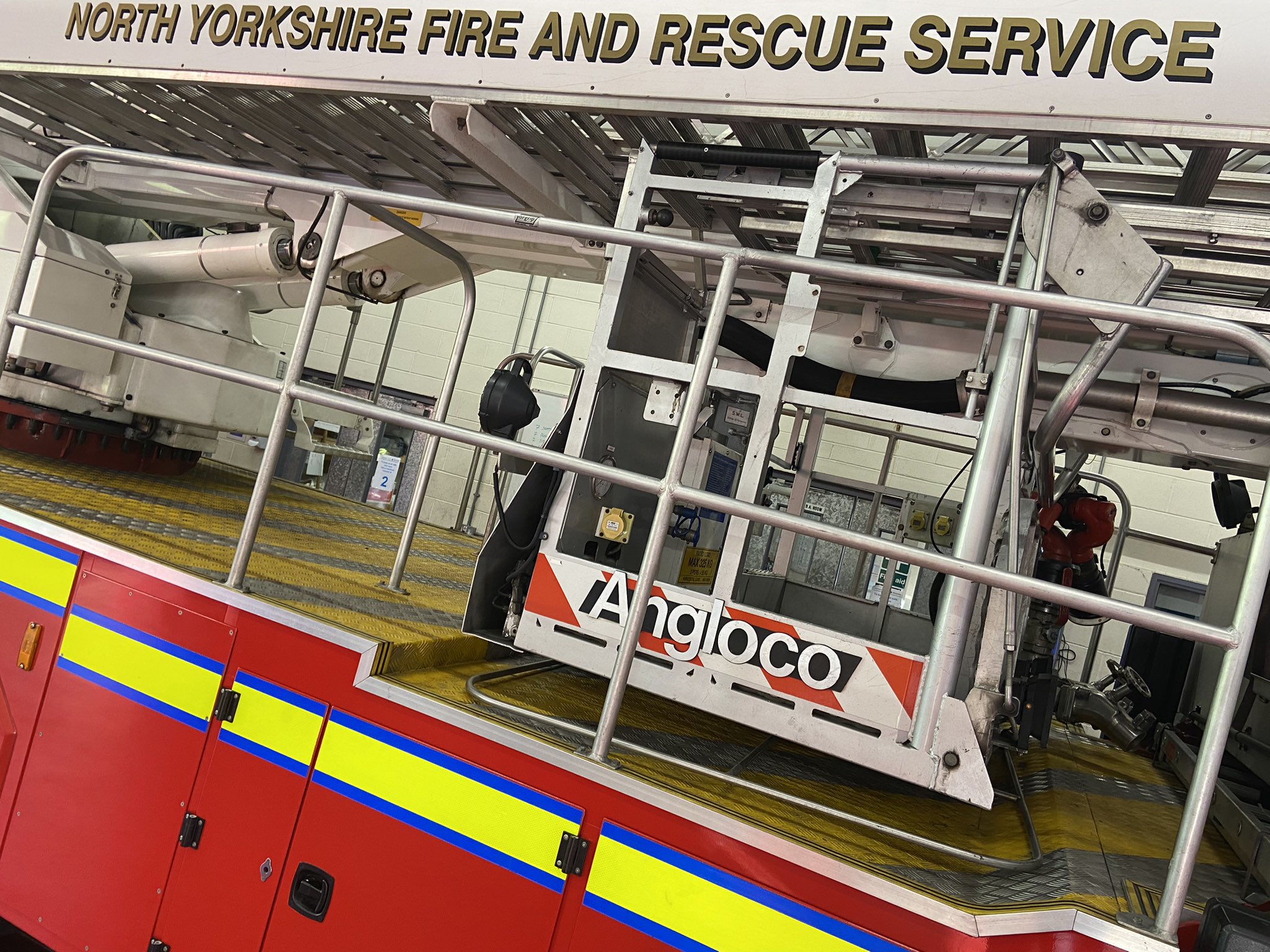 Crews called to a motorhome on fire in York