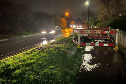 Updated: Repairs underway after burst water main flooded York road