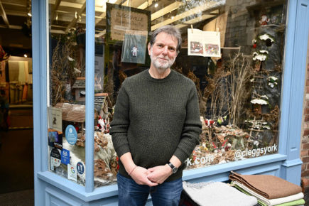 Watch: York shop creates Christmas magic – by bringing wonderful window display to life