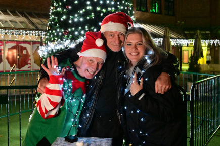 Watch: York’s secret switch-on! Panto stars turn on the city’s first Christmas lights