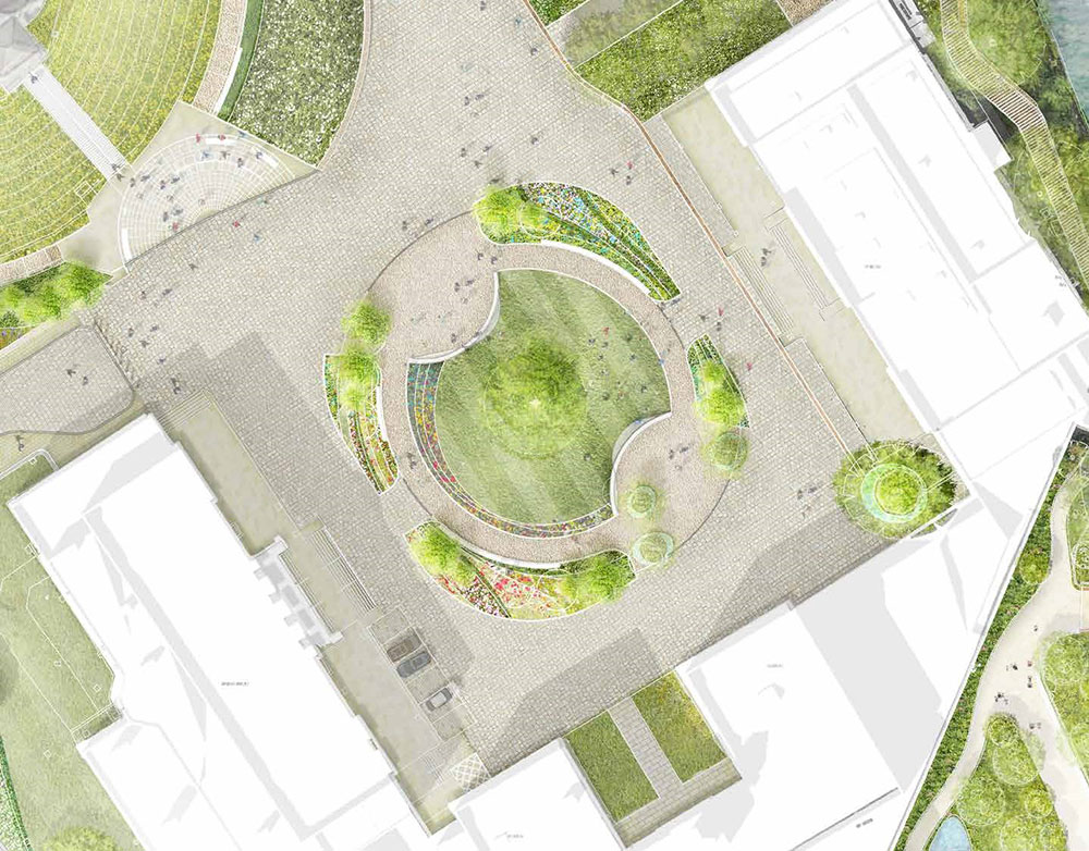 This is how the Eye of York could look – complete with picnic and performance spaces