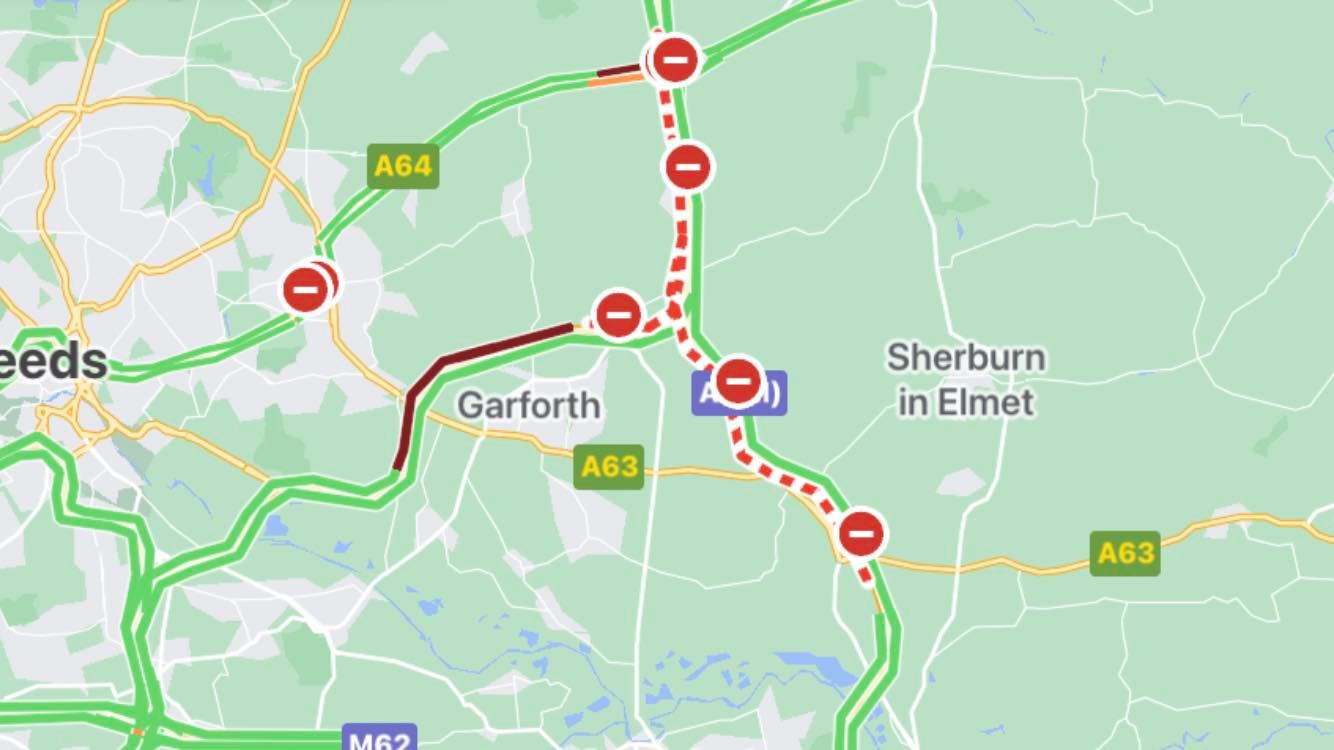 A1/M1 Crash: Road open again after drivers faced delays of up to six hours following a head-on collision