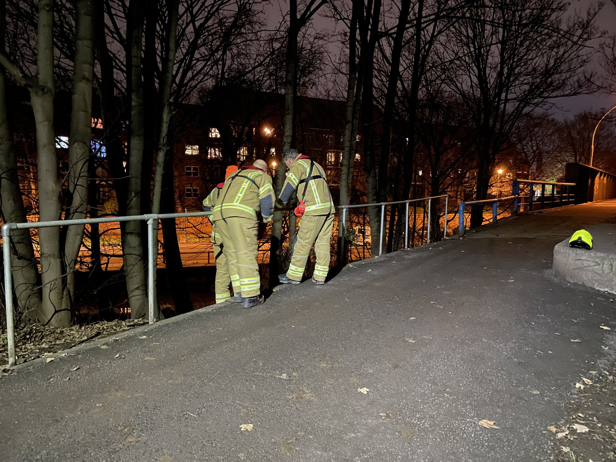 999 crews called to incident by the River Foss
